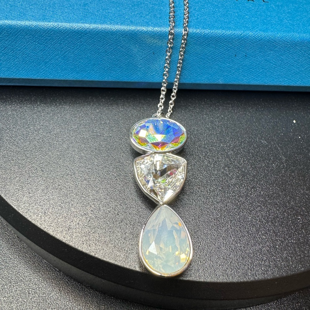 Uprise Pendant Necklace by Touchstone Crystal, a Swarovski Crystal company